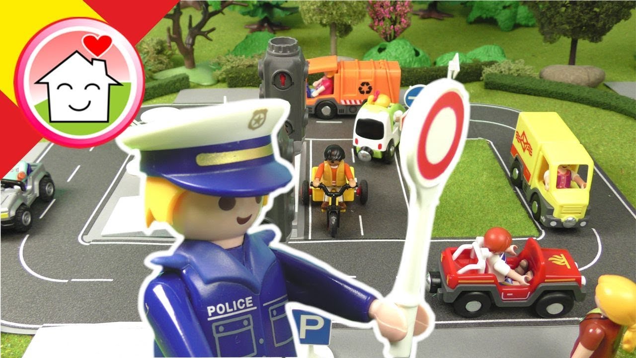 Playmobil en español Lena consigue el permiso de conducir en la autoescuela - La Familia Hauser
