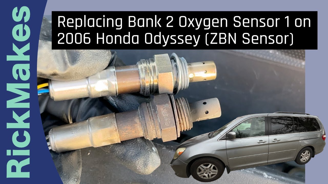Replacing Bank 2 Oxygen Sensor 1 on 2006 Honda Odyssey (ZBN Sensor)