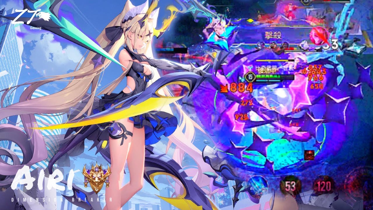 愛里.次元突破 ✨ | Arena of Valor 操作精華輯 Ep 47 快刀斬.激戰 X YOASOBI「祝福」.『機動戦士ガンダム 水星の魔女』【 贊恩 Zayn 】