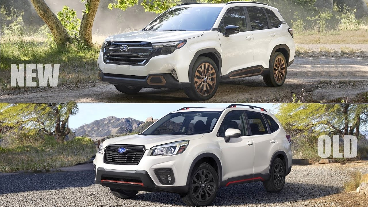 2025 Subaru Forester vs Old Subaru Forester