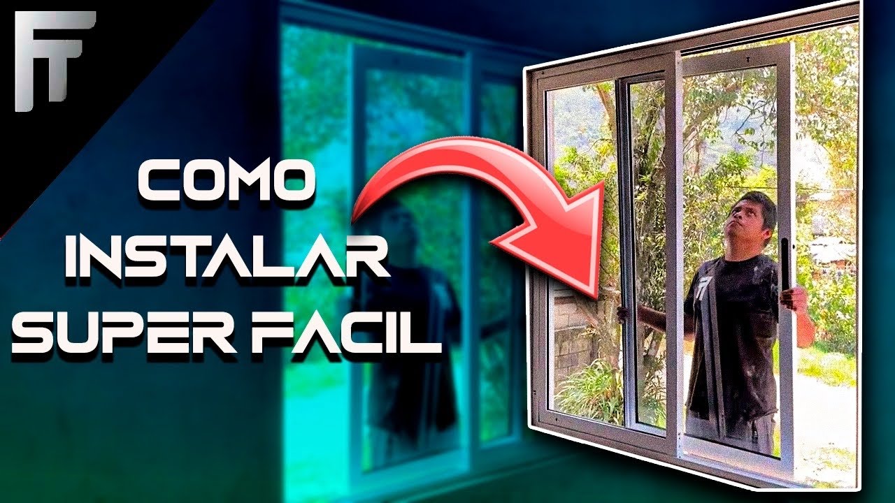 🔴Cómo instalar una ventana de aluminio Fácil y rápido🔥