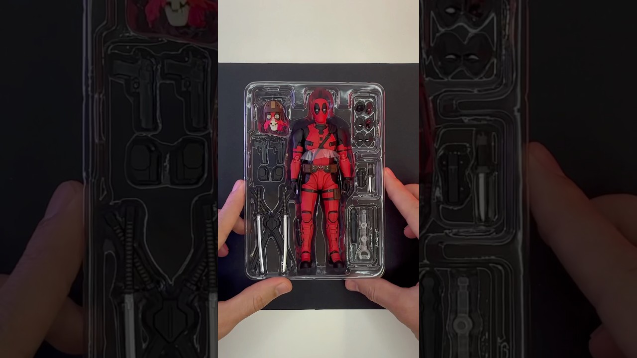 Unboxing the new DEADPOOL from SH Figuarts #marvel #actionfigures #deadpool3 #deadpool #wadewilson