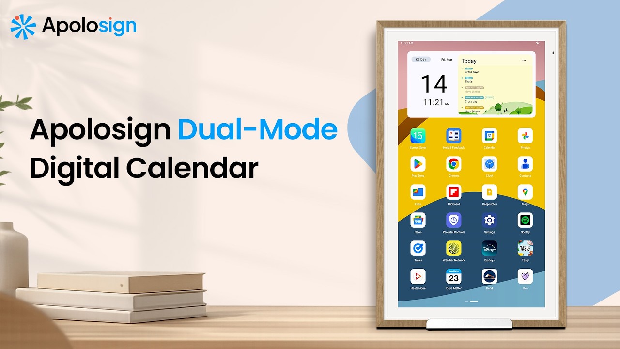 Apolosign Dual Mode Digital Calendar &mdash; Apolosign Calendar system + Android System