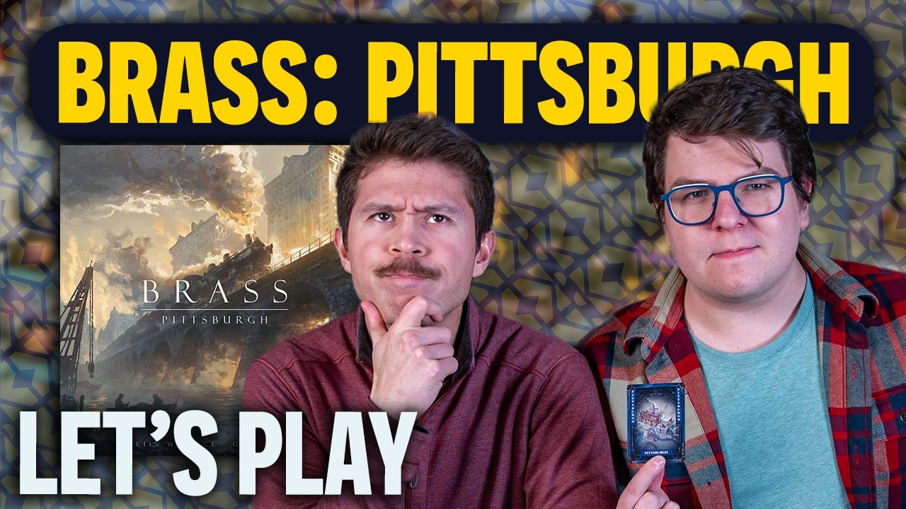 Brass: Pittsburgh | 2 Player Board Game Playthrough | Who Will Be The Industry Titan?