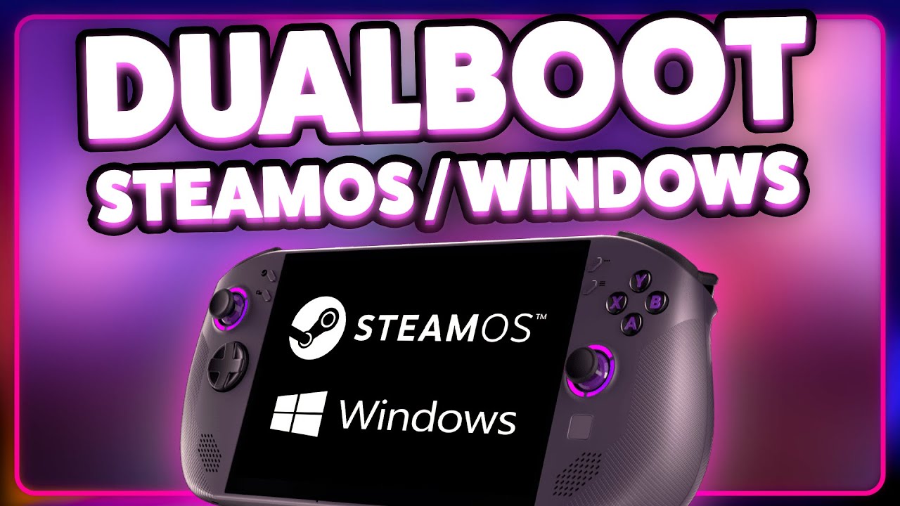 Legion Go S: DualBoot SteamOS y Windows 2025 ⭐ | Compatible también con ROG Ally y Legion GO