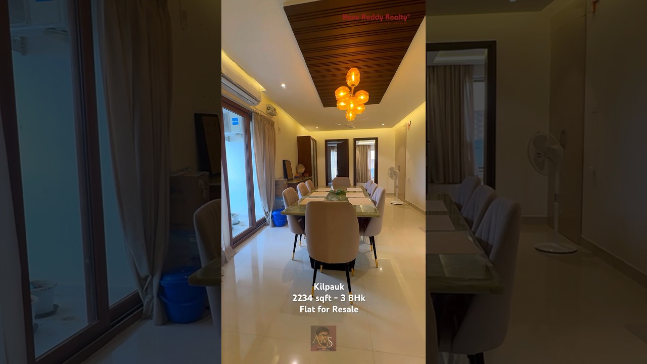Kilpauk spacious 3 BHk flat for Resale #realestate #realeststeagent #newlisting