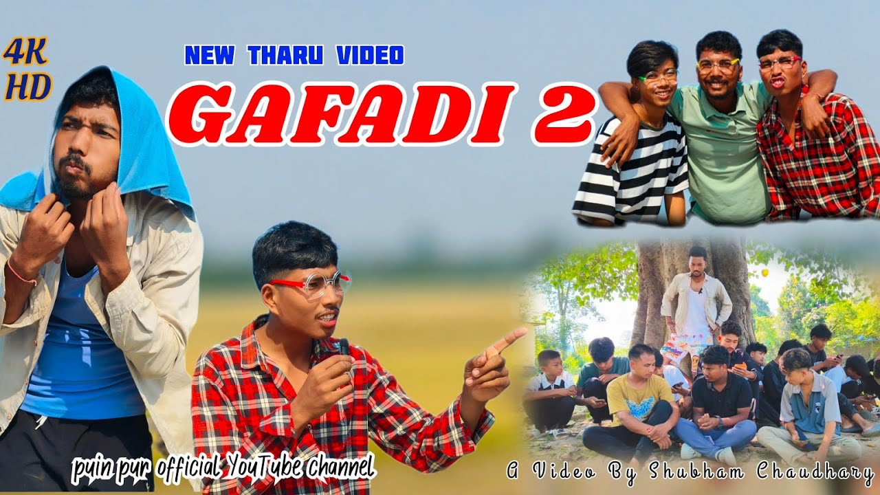 GAFADI 2 New Tharu Comady video 2081 Shubham, Amrit, Bikalp Chaudhary