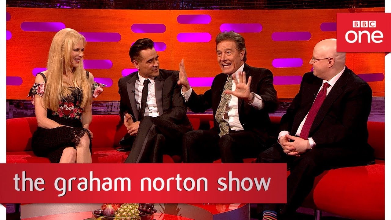 Bryan Cranston got caught having car sex on a train - The Graham Norton Show: 2017 - BBC