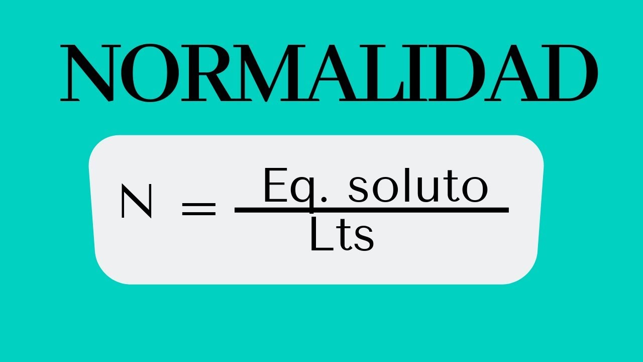 Normalidad