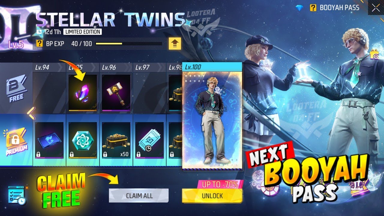 June Booyah Pass Free Fire 2026 🤯💥 | July Booyah Pass Free Fire | Next Booyah Pass Free Fire