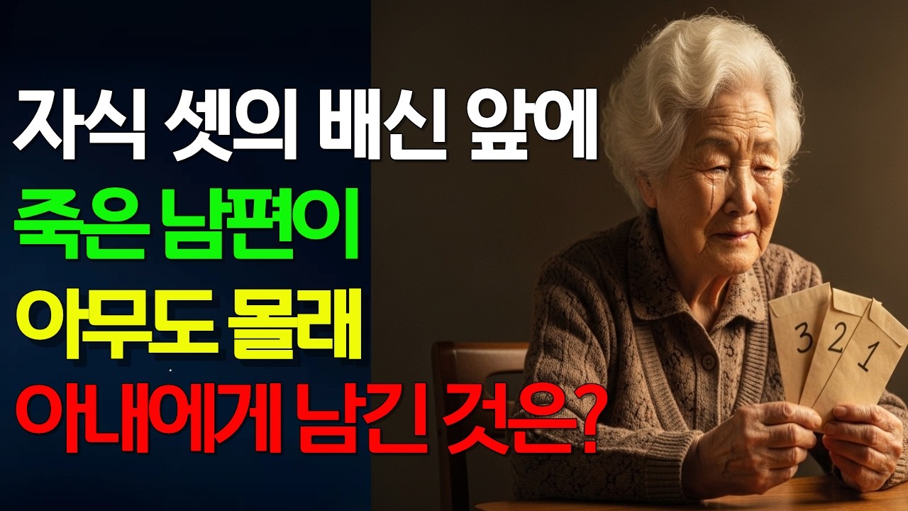 자식 셋의 배신 앞에 죽은 남편이 아내에게 남긴 것은?