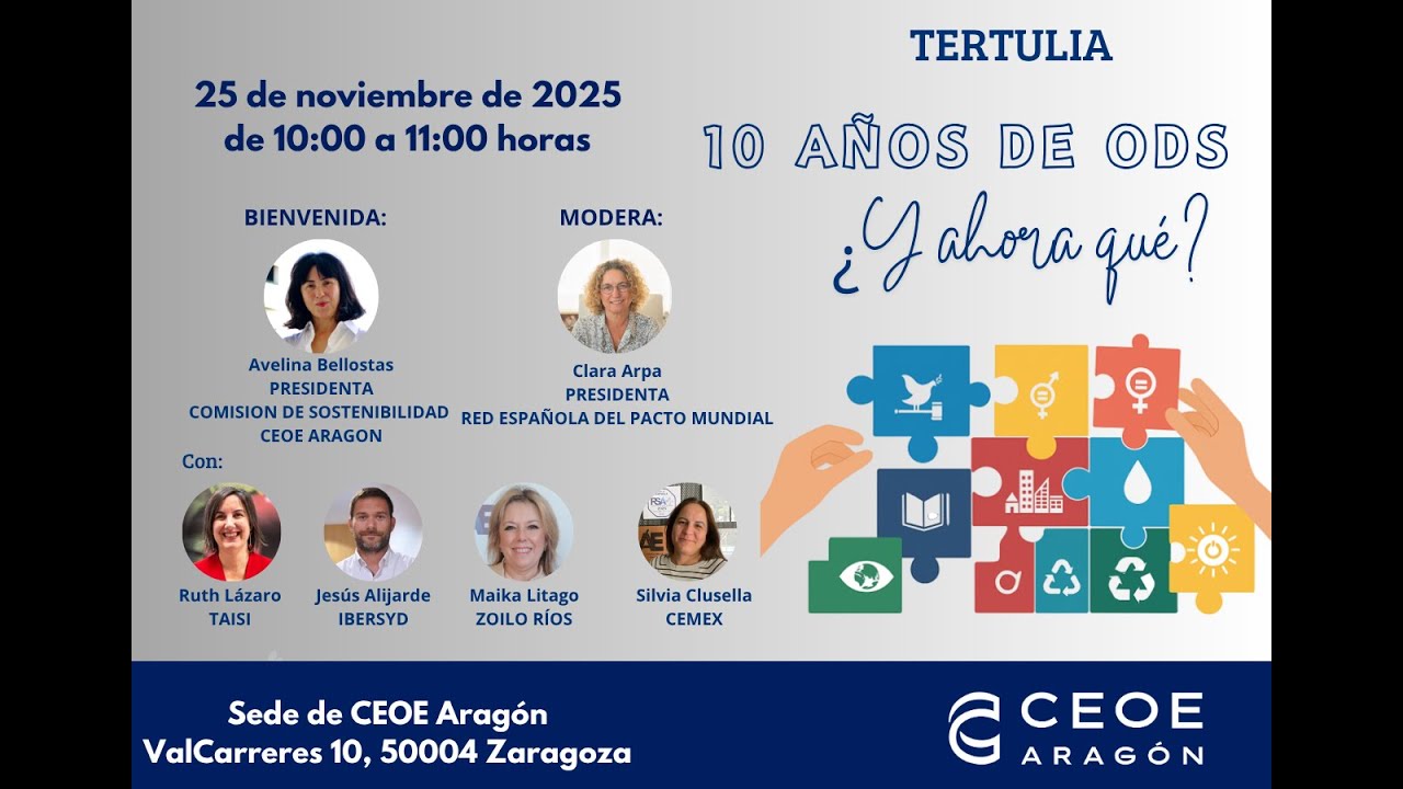 Tertulia: 10 años de ODS ¿Y ahora qué?
