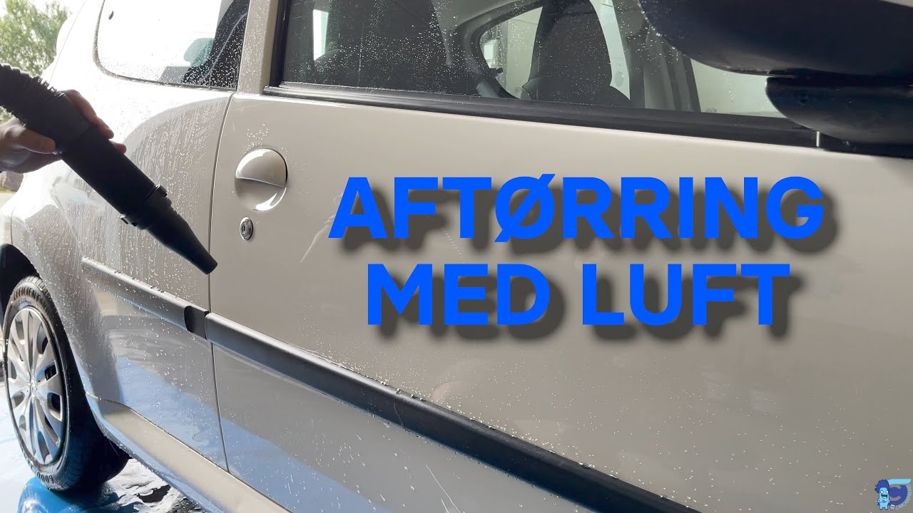 BLO Blæsere 🌪  - Aftørring af bilen med luft - Gennemgang af modellerne
