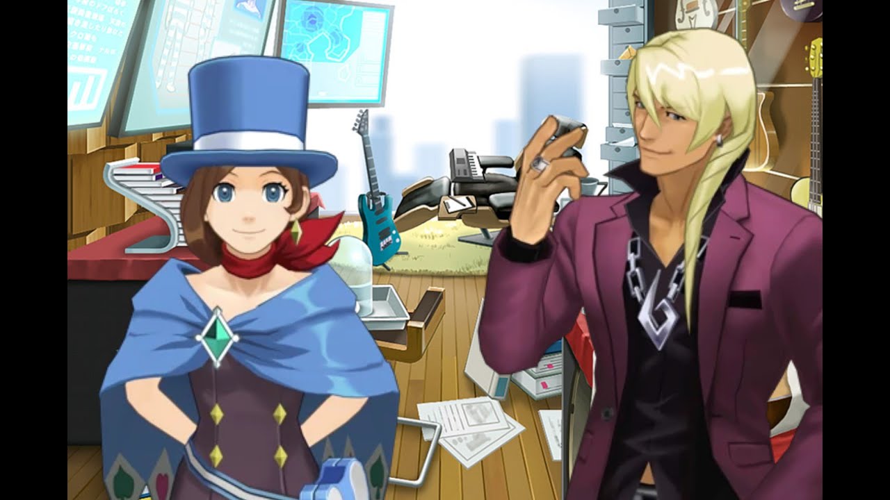 klavier gavin traumadumps at trucy's magic show (objection.lol)