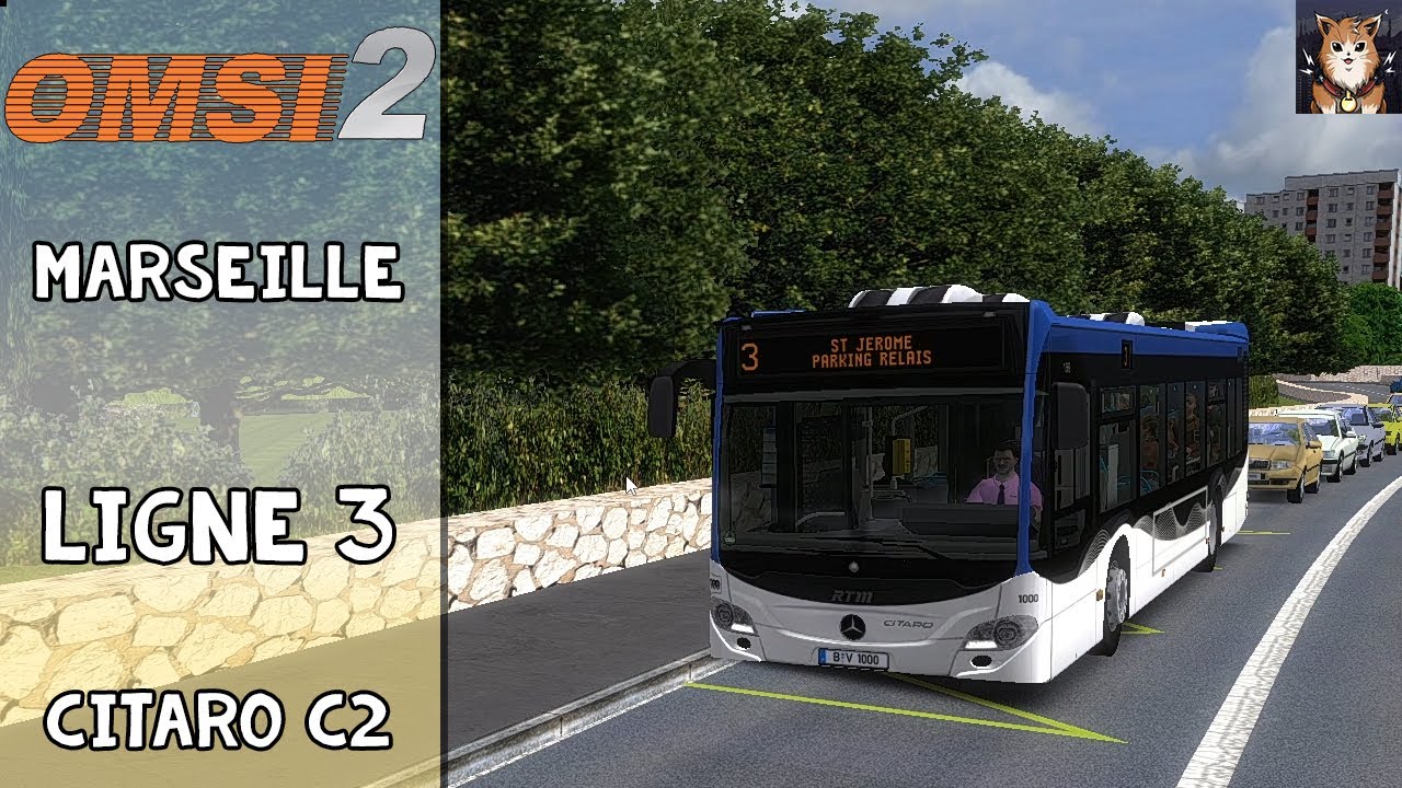 [OMSI 2] | Marseille2018 | Ligne 3 : Métro La Rose - St Jérôme Parking Relais | (Citaro C2) | FR
