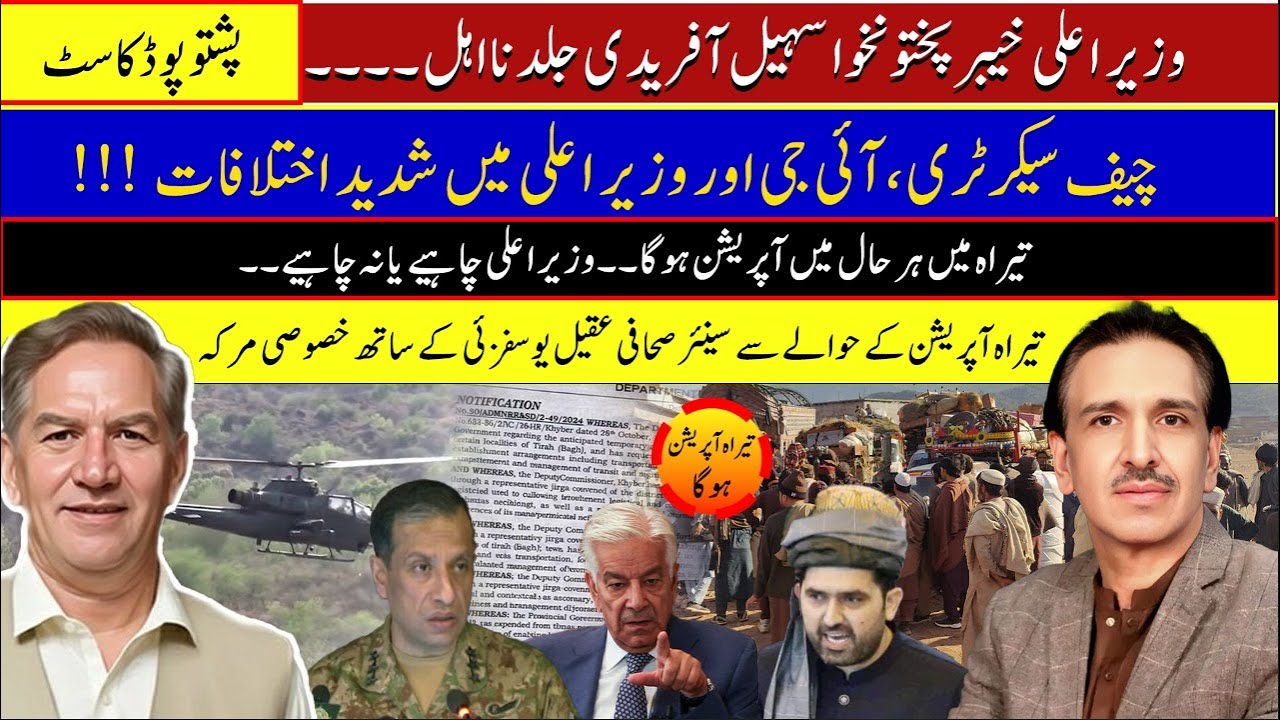 Talks on Pakhtunkhwa political & security situation with Aqeel Yusufzai (journalist) 