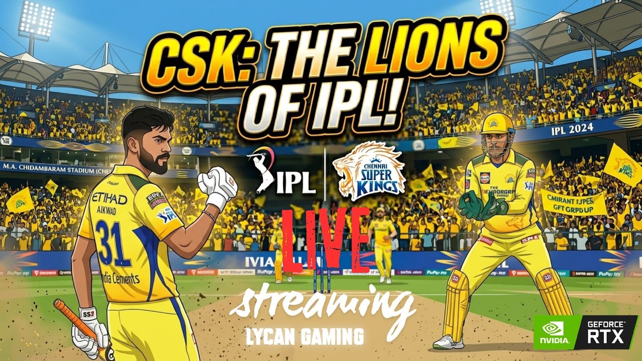 IPL Cricket Game 2026 🎮 Realistic Match Gameplay | CSK🔥Malayalam