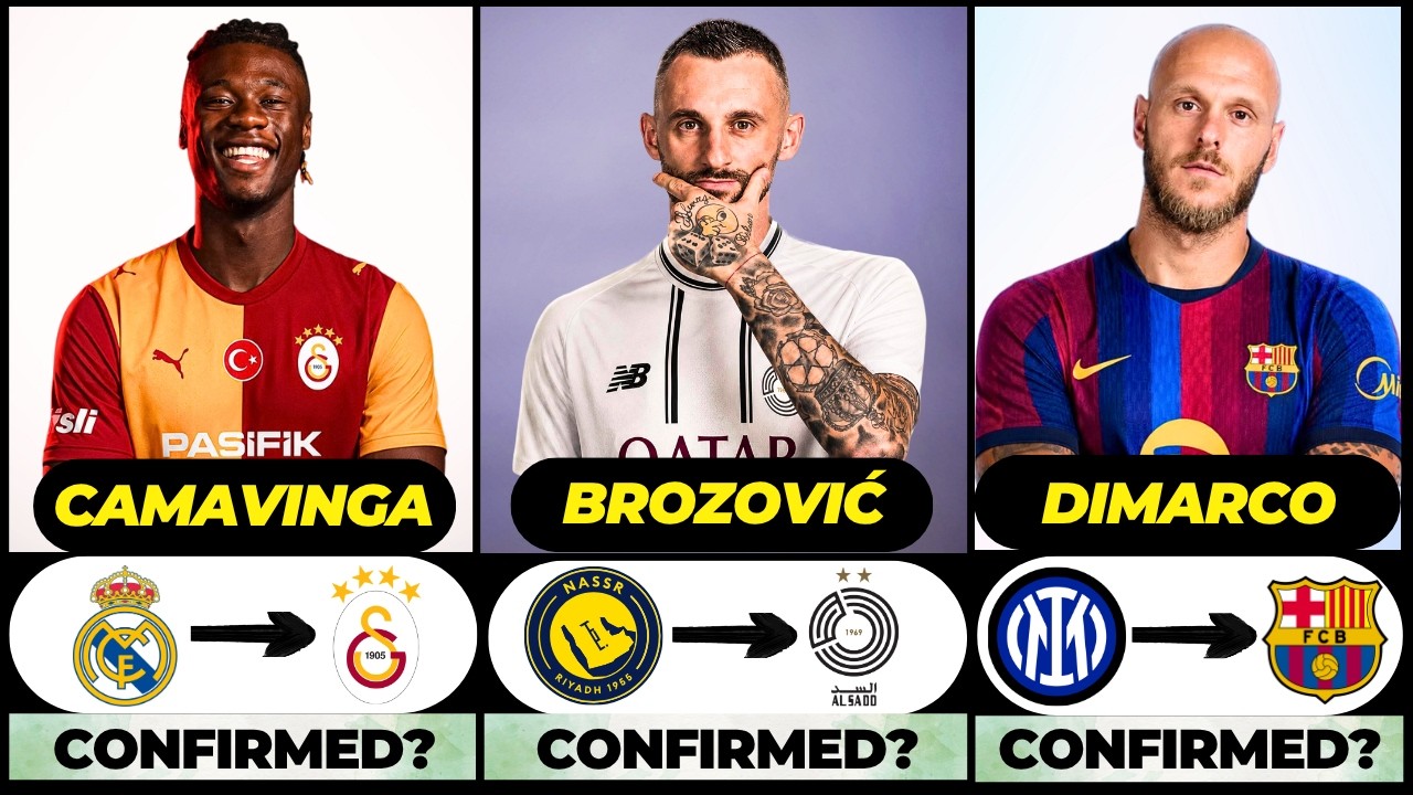 🚨 NEW CONFIRMED TRANSFERS & RUMOURS! 🚨🔥 ft. Brozovic, Camavinga, Dimarco... etc