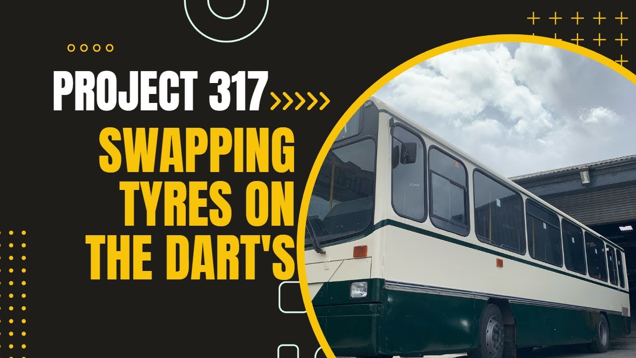 Dennis Dart Tyre Swap For MOT **Reedit** #busdrivinglegends