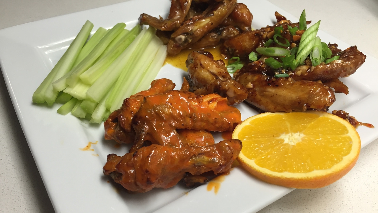 CHICKEN WINGS MUKBANG AND COOKING