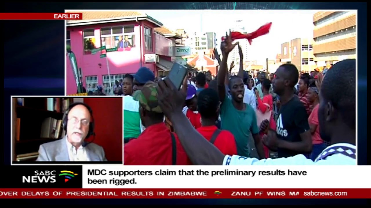 Reaction to Zimbabwe elections results protests: Derek Matyszak