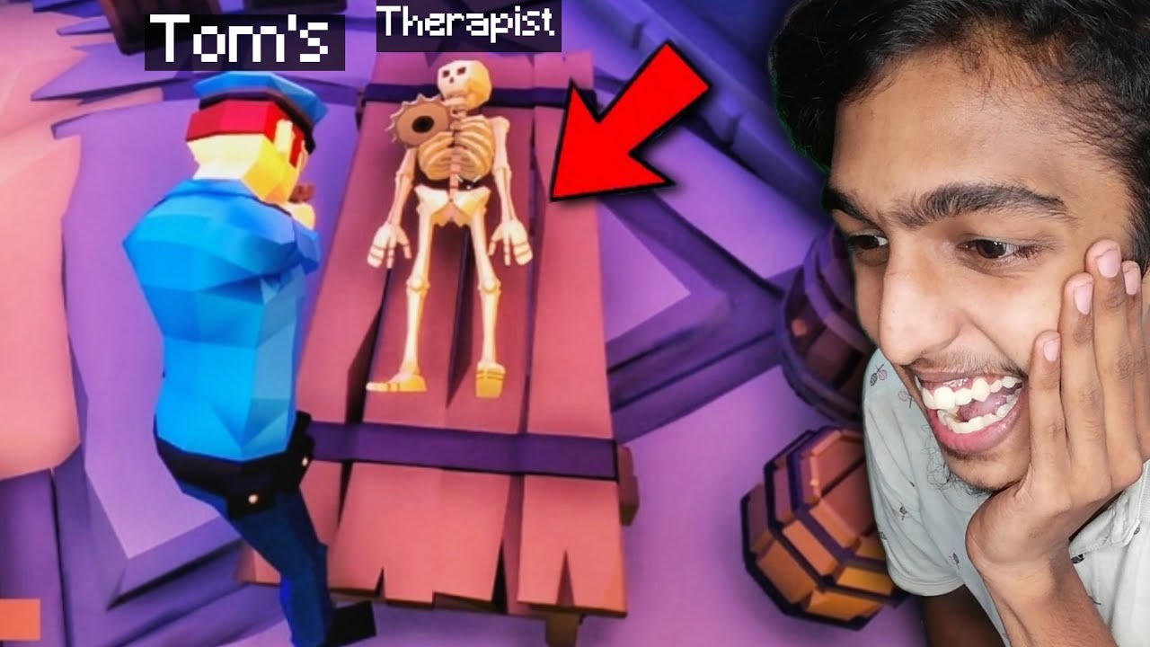 I Hided As SKELETON 🤣🤣 !! GAME THERAPIST