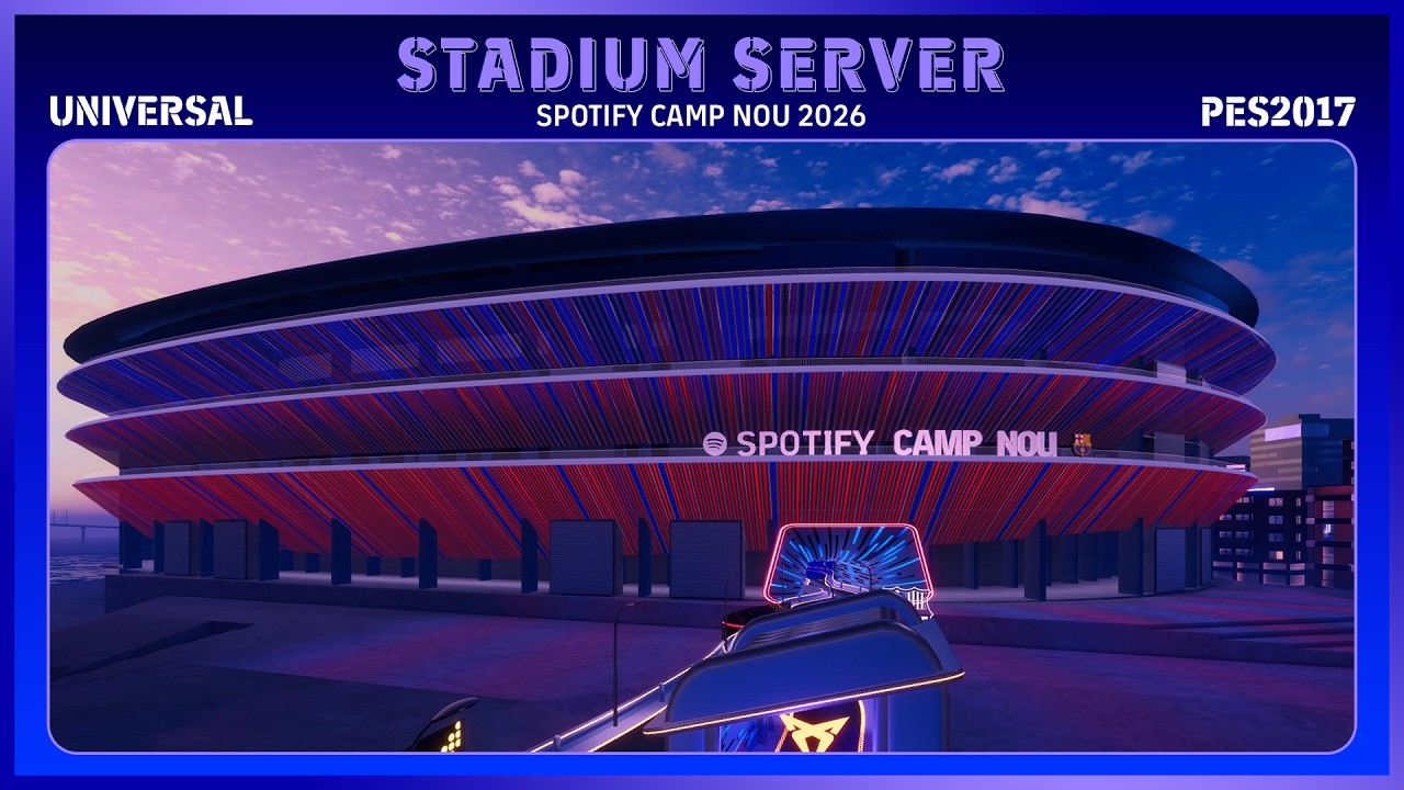 PES 2017 Next-Gen Stadium (Spotify Camp Nou &mdash; FC Barcelona) &mdash; Ультрареалистичный опыт