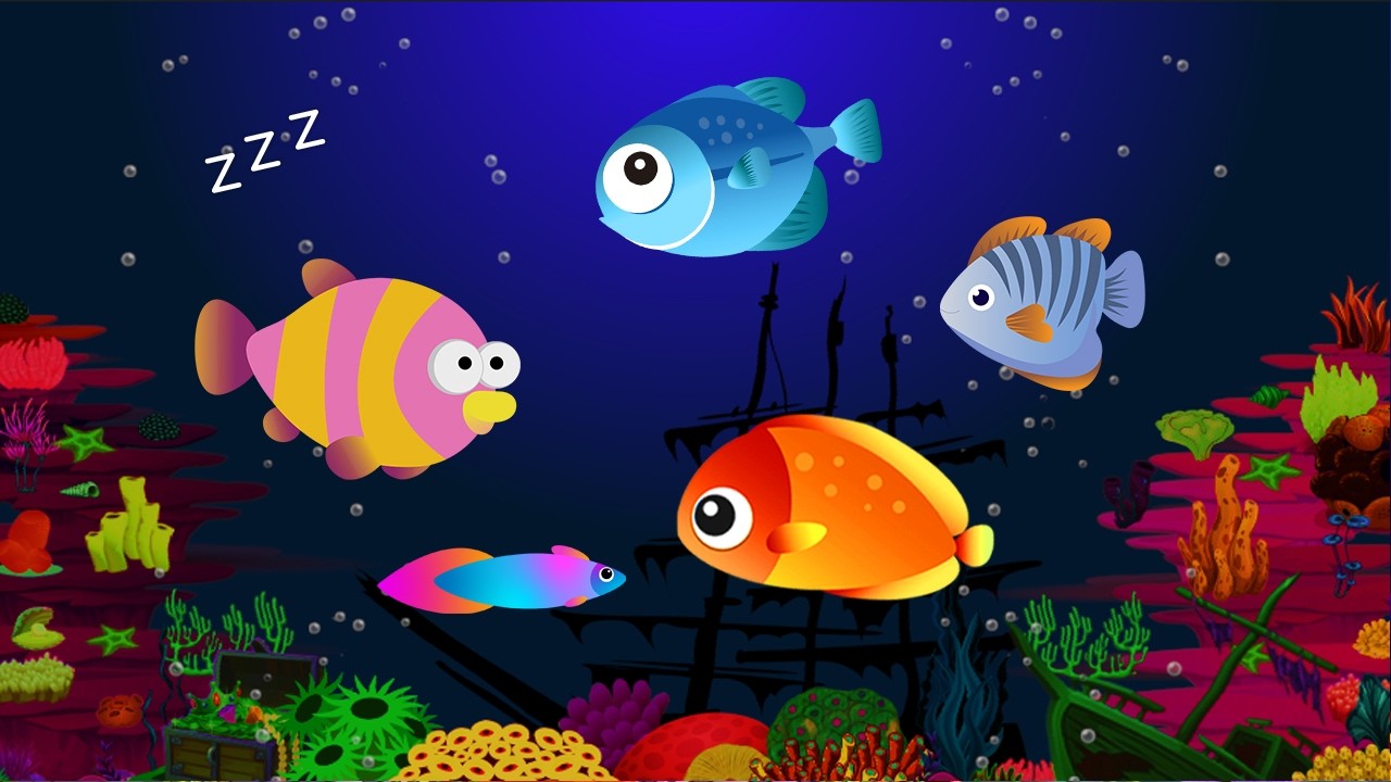 Ocean Fish🐠Lullaby🌙Baby Sleep Music🎶for Deep Rest with Intellegence stimulation #492