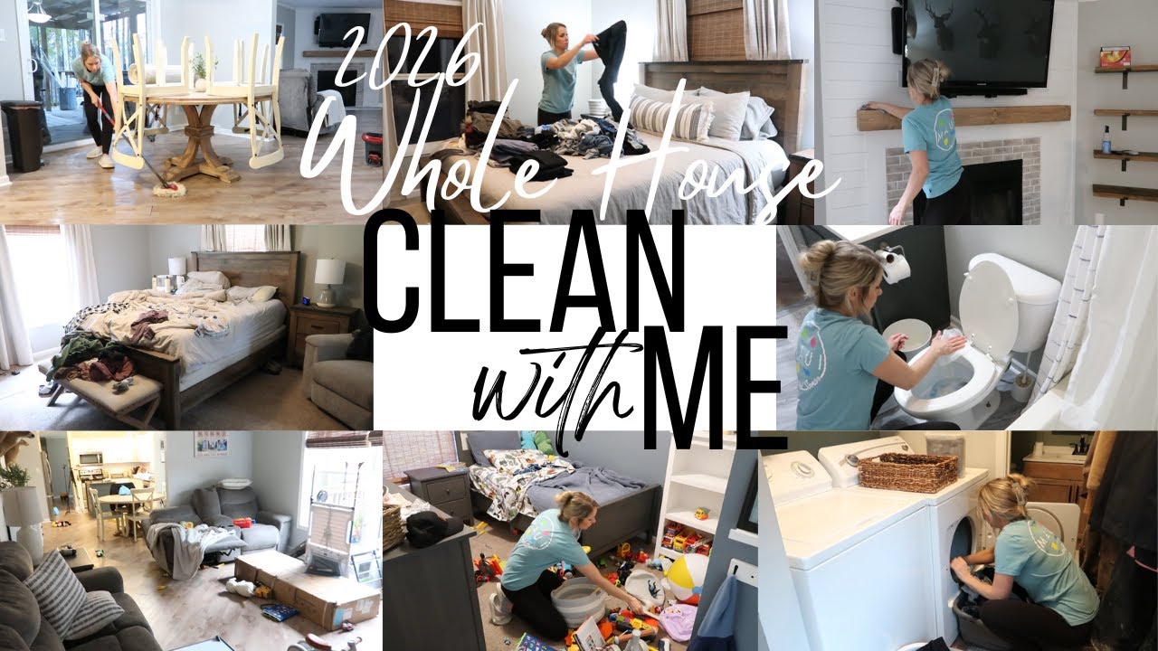 January 2026 Whole House Clean With Me | Clean With Me | Cleaning Motivation | Whole House Reset
