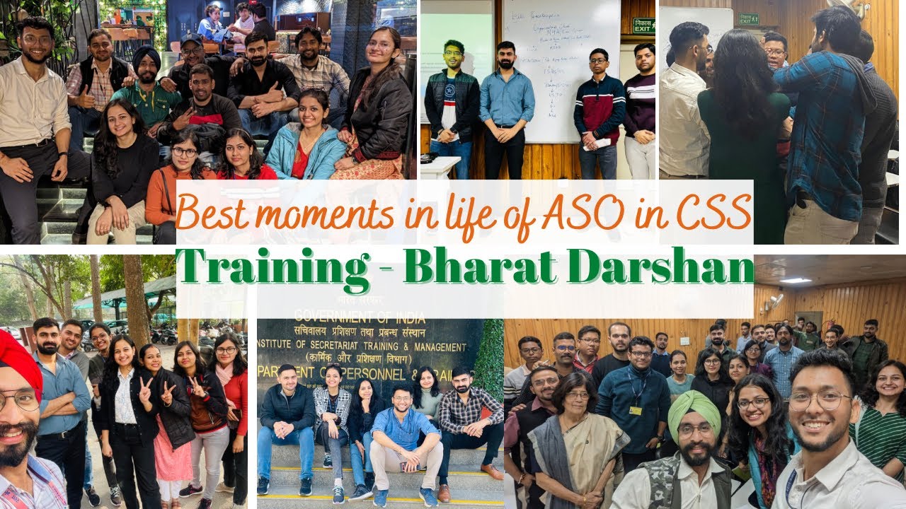 Best moments in life of an ASO in CSS | SSC CGL 2018 ASOs | Vlog 1 - ISTM Training- Bharat Darshan😍