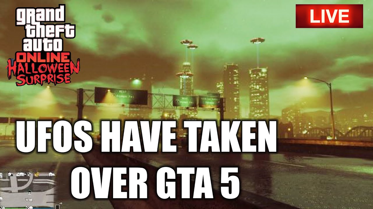 UFOs Have Taken Over Los Santos In GTA 5 Online Halloween Update