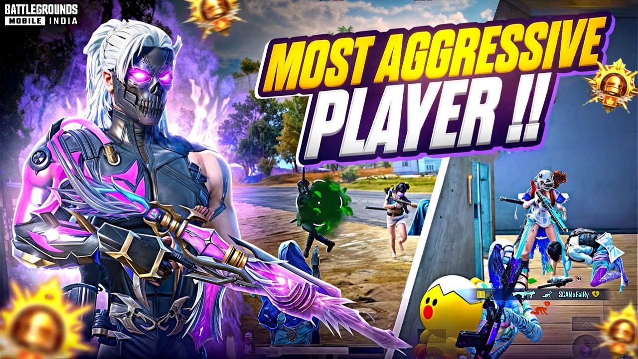 MOST AGGRESSIVE PLAYER 🔥 Intense Solo vs Squad 1v4 Clutches in Conqueror Rank Push Lobby | BGMI