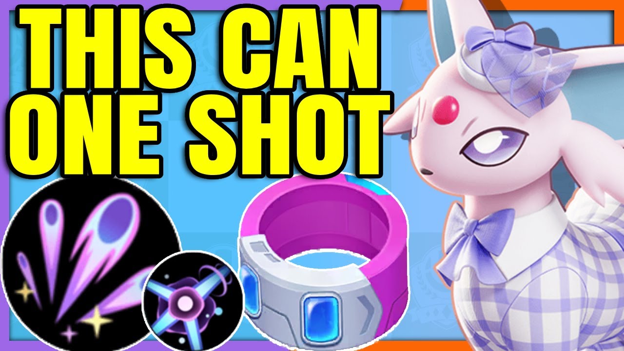 PSYSHOCK ESPEON deals insane Damage with DRIVE LENS | Pokemon Unite