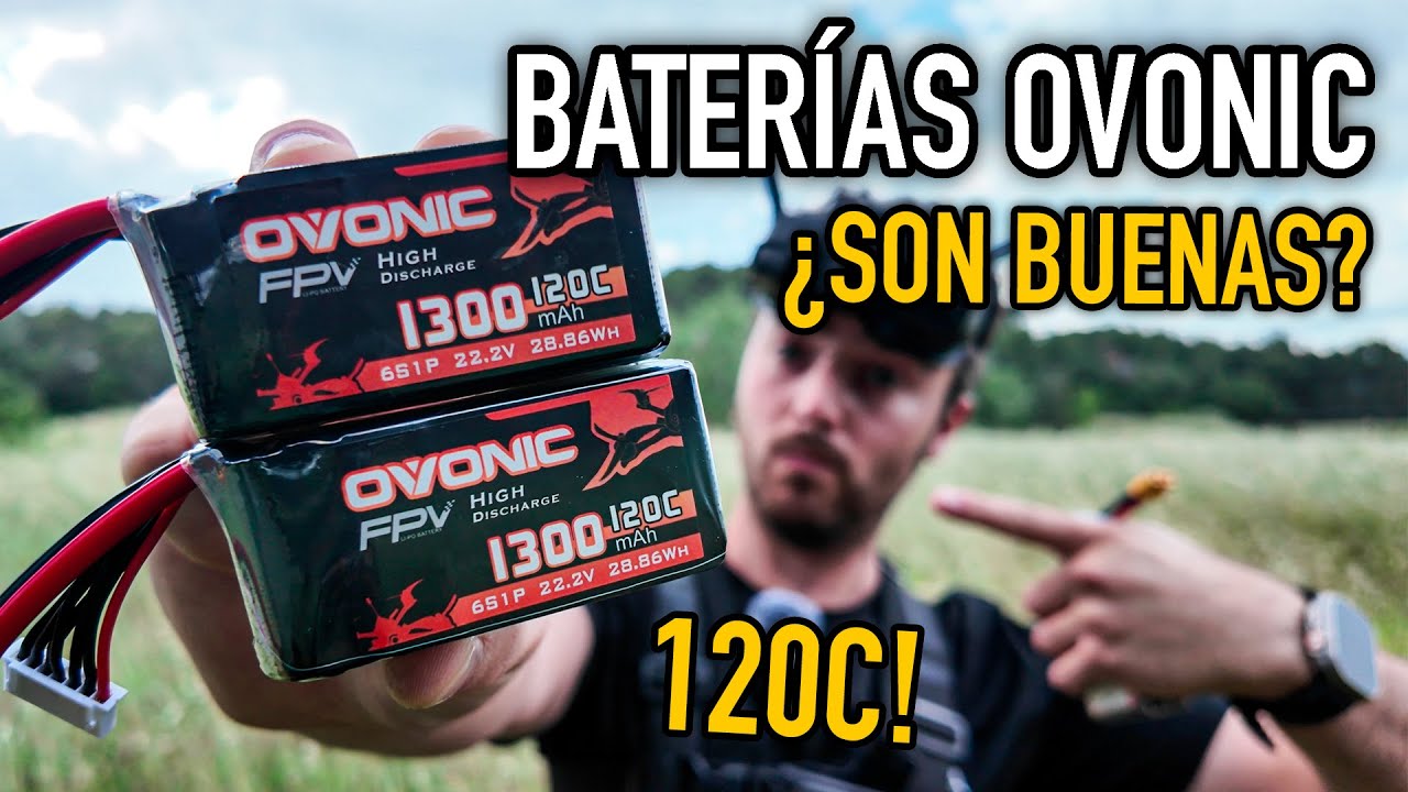 Baterías FPV BARATAS... ¿Y BUENAS? // OVONIC 6S 1300MAh 120C 🔋🔥