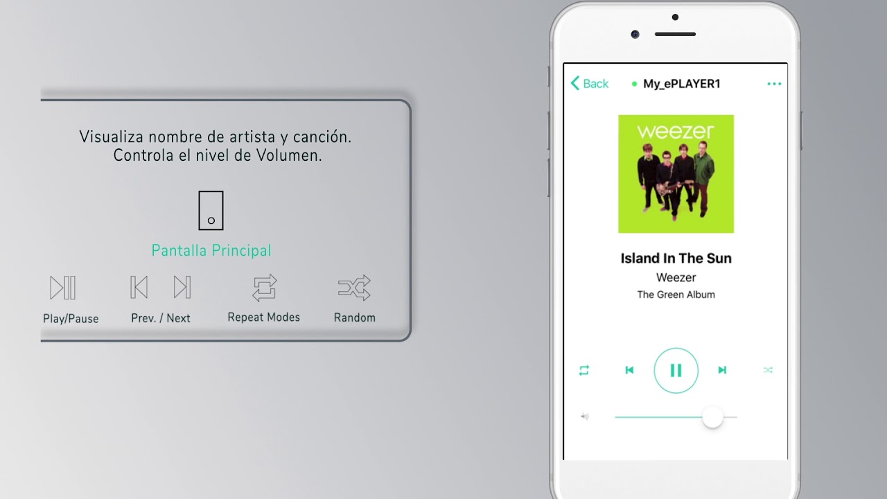 Ecler RePLAYER: Aplicaci&oacute;n de Control Remoto para ePLAYER1