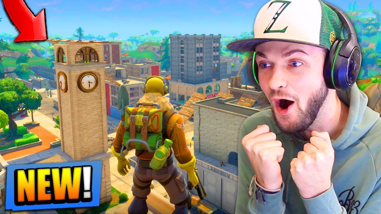 *НОВЫЙ* ИГРОВОЙ ПРОЦЕСС НА КАРТЕ в Fortnite: Battle Royale! (НАКЛОНЕННЫЕ БАШНИ)