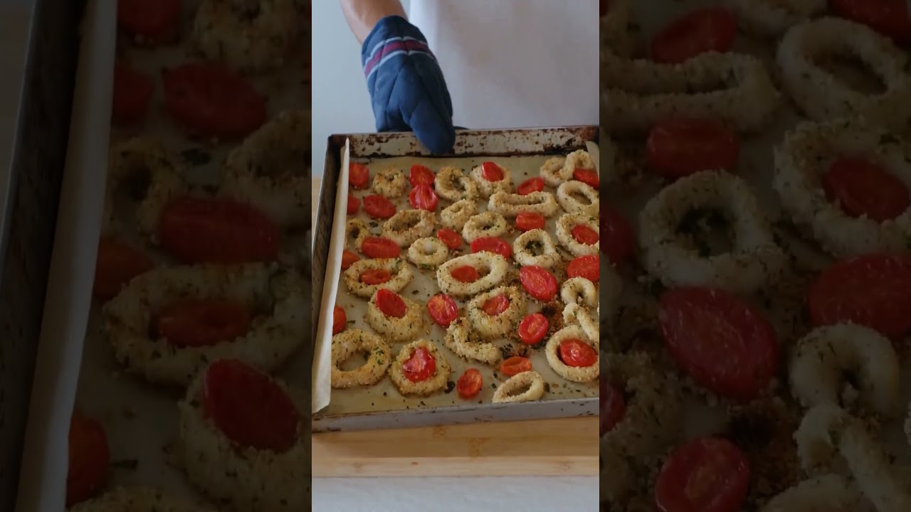 ANELLI DI TOTANO CROCCANTI AL FORNO 🦑| Cotto al Dente