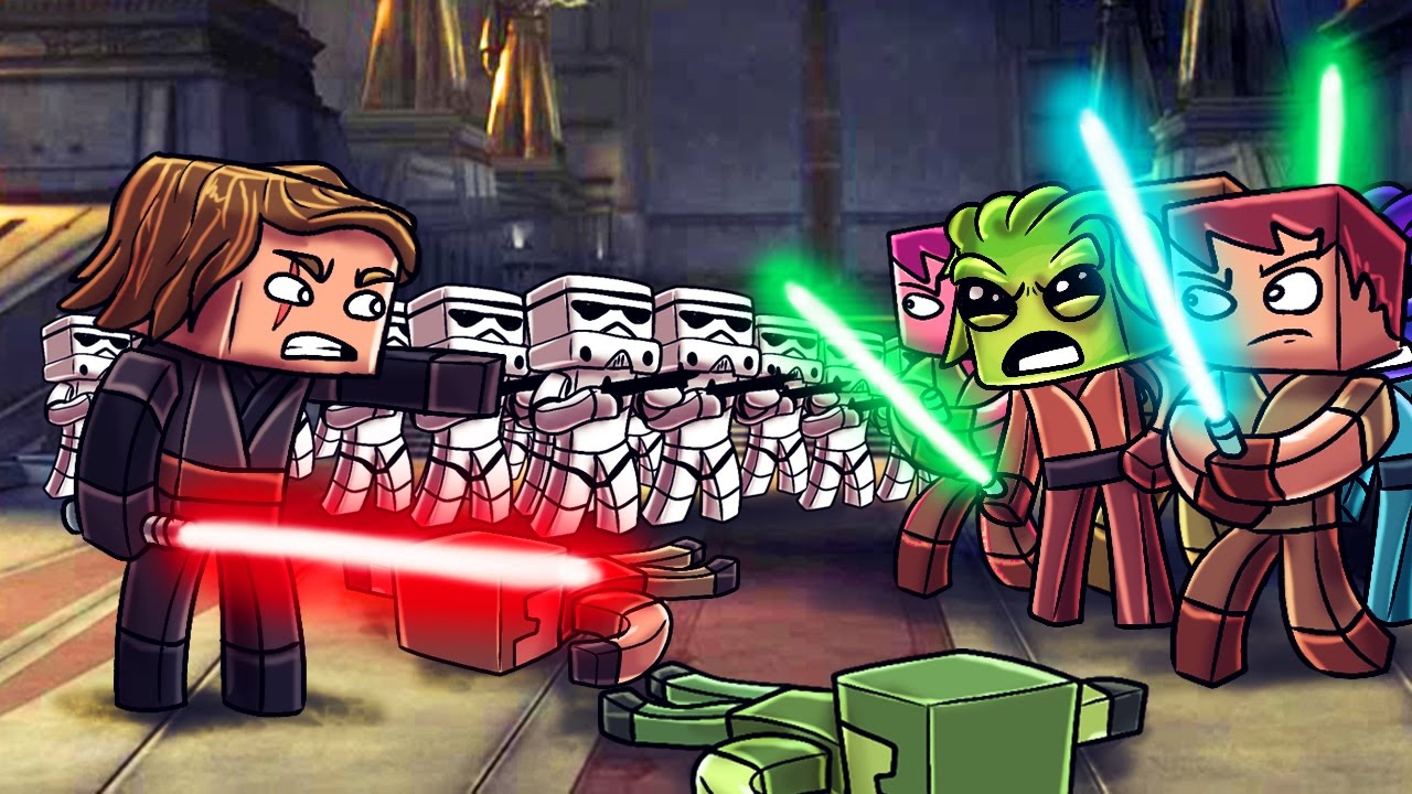 Minecraft | STAR WARS JEDI TEMPLE PURGE: Order 66! (Good vs Evil)
