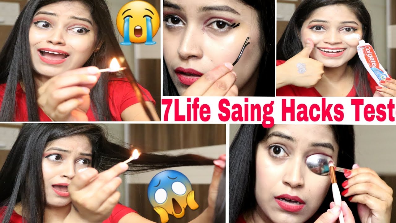 😱OMG!इस Hack से मेरे बाल जल गए|Hacks went wrong😭7 Life Saving Hacks Tested Every Girl should watch