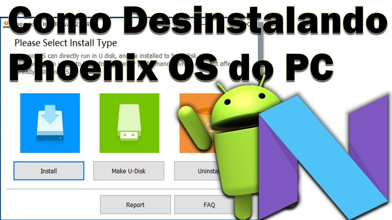 Como Desinstalar Corretamente o Phoenix OS do PC