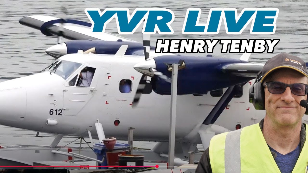 Vancouver Downtown Harbour Airport LIVE plane spotting | with Henry Tenby | AUG 28 2025