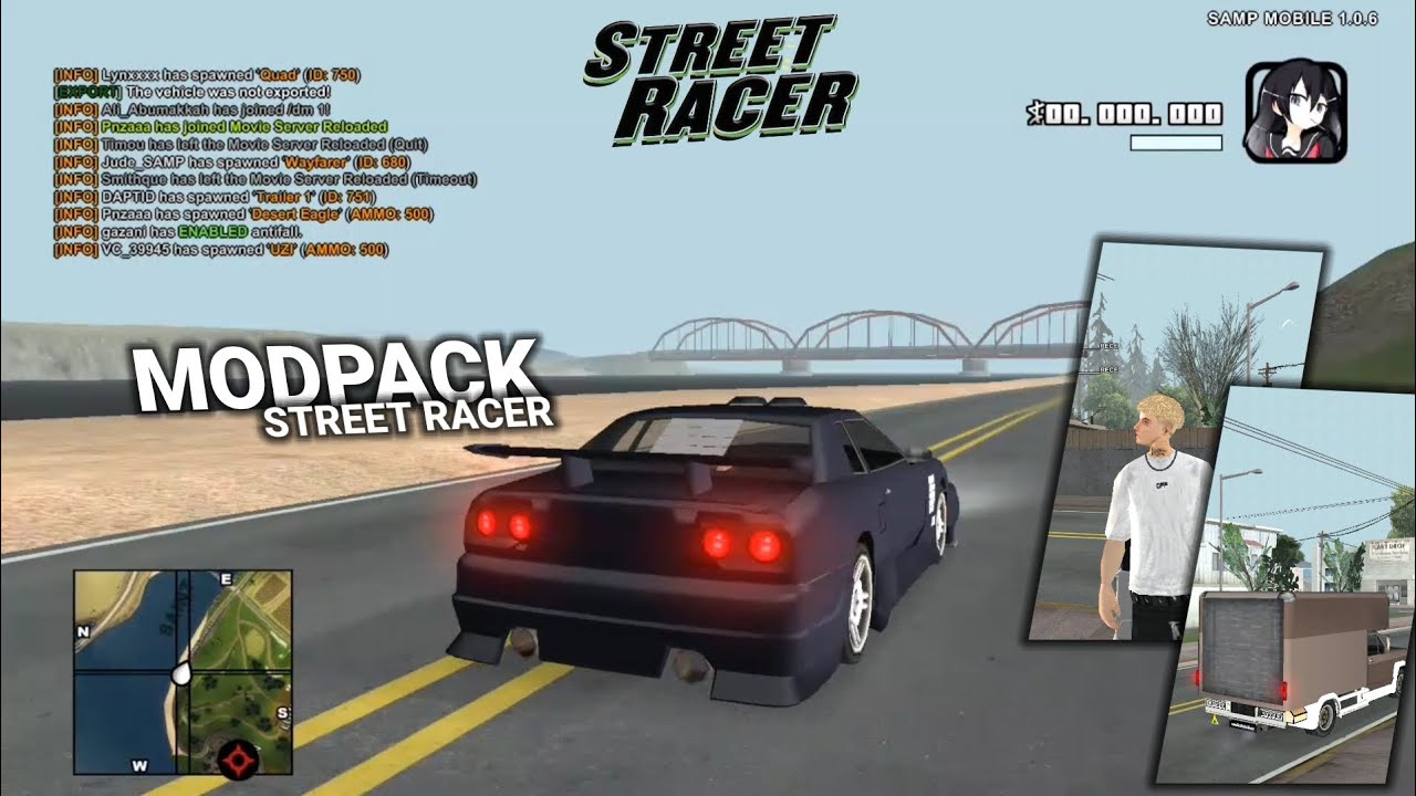 MODPACK STYLE STREET RACER!! ANDROID || BUAT BALAPAN DILEMBAH ENAK KEUN JIRR!! || GTA SAMP ANDROID 