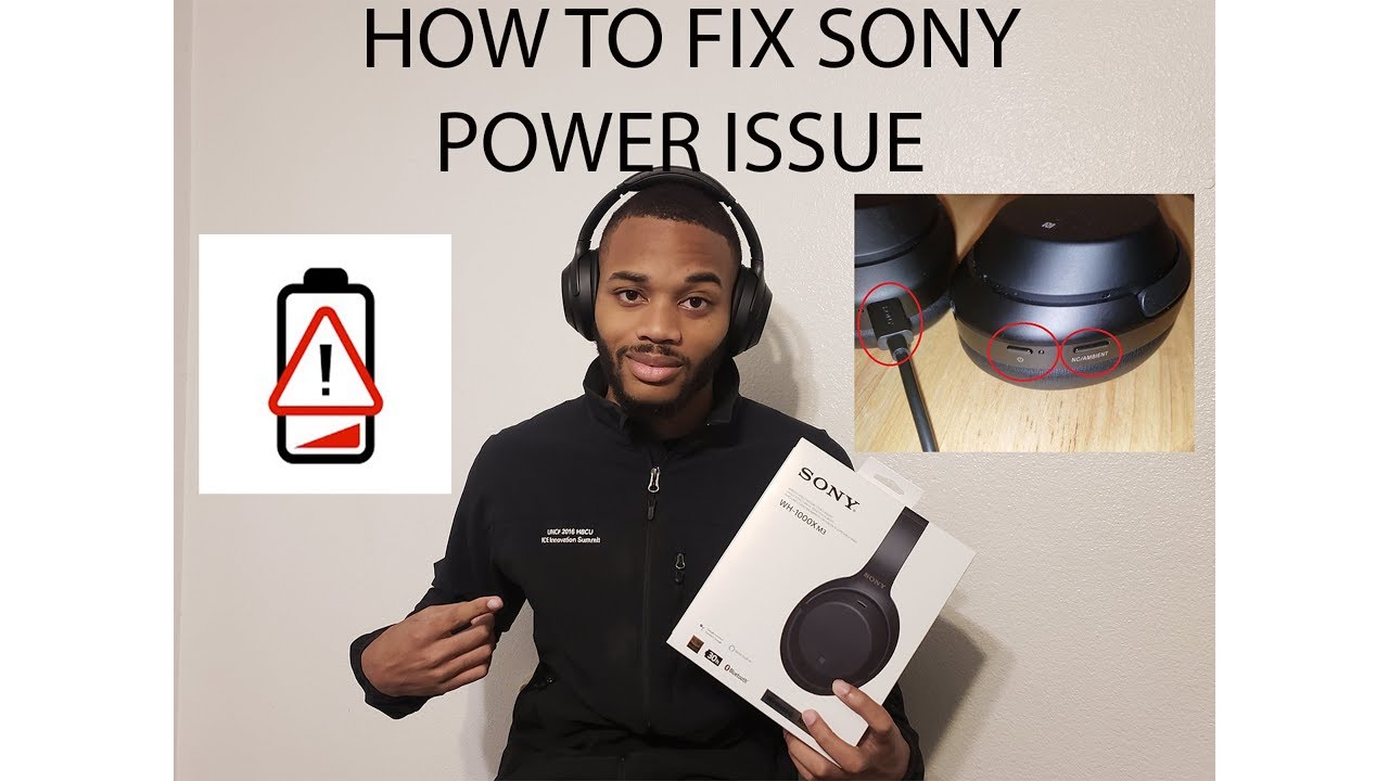 How to fix Sony WH-1000xm3 battery issue / wont charge