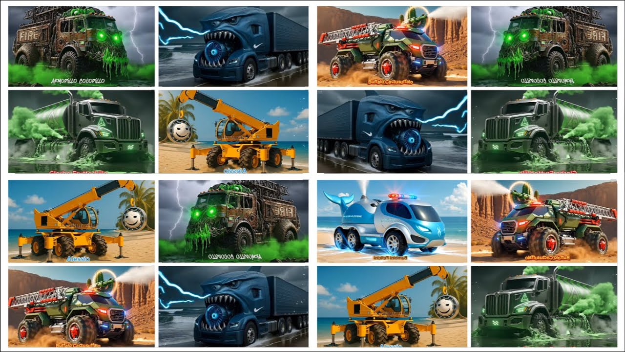 BRAINROT EXTINCTION TRUCKS 🆚 BRAINROT CAR 🆚 BRAINROT MOTORCYCLE - Tiles Hop  Next-Level  #41