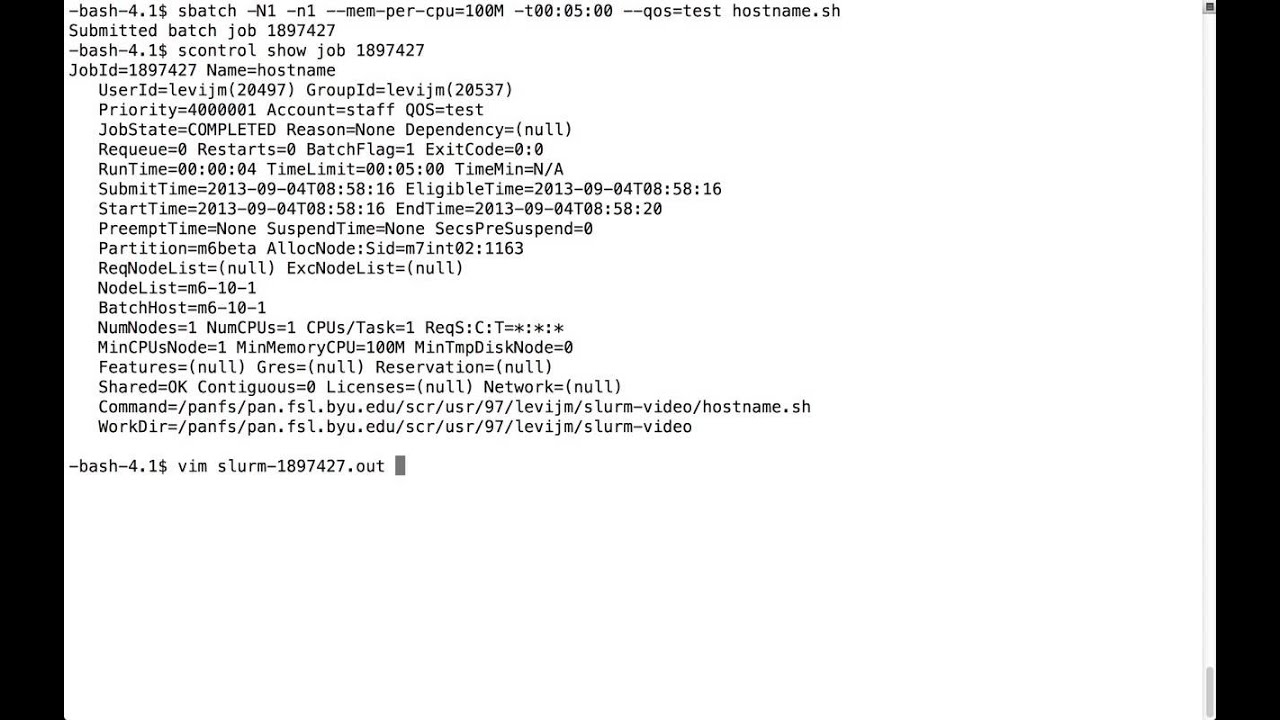 Introduction to SLURM Tools