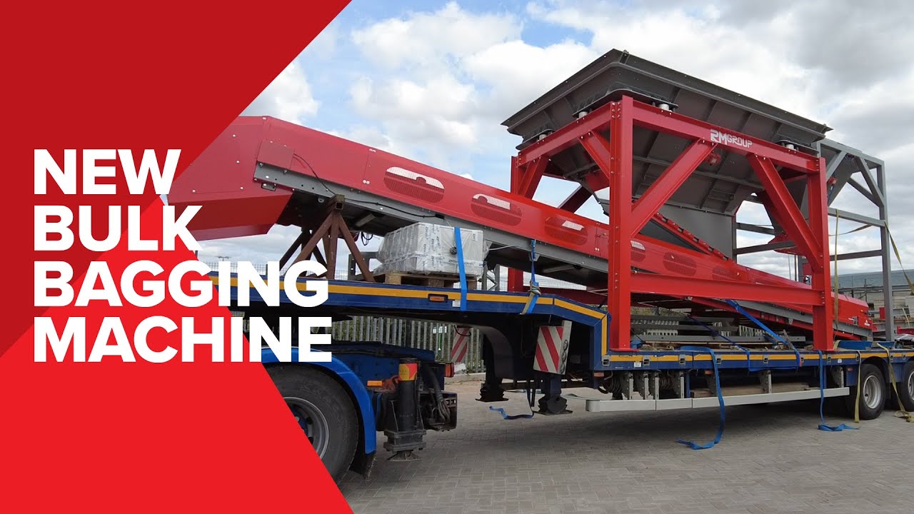 New RMGroup BB400 Automated Bulk Bagging Machine Delivery - Tippers Building Materials
