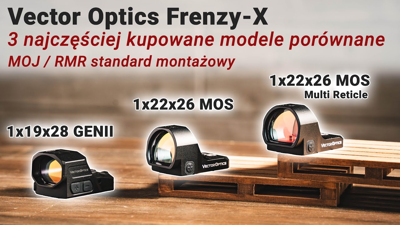 3 Najlepiej Sprzedające Si Tanie Kolimatory z Footprintem RMR od Vector Optics: Por&oacute;wnanie