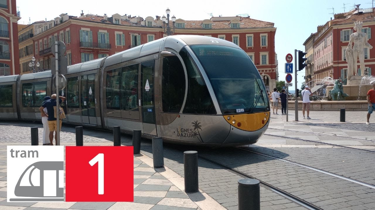 La ligne 1 du Tramway de Nice