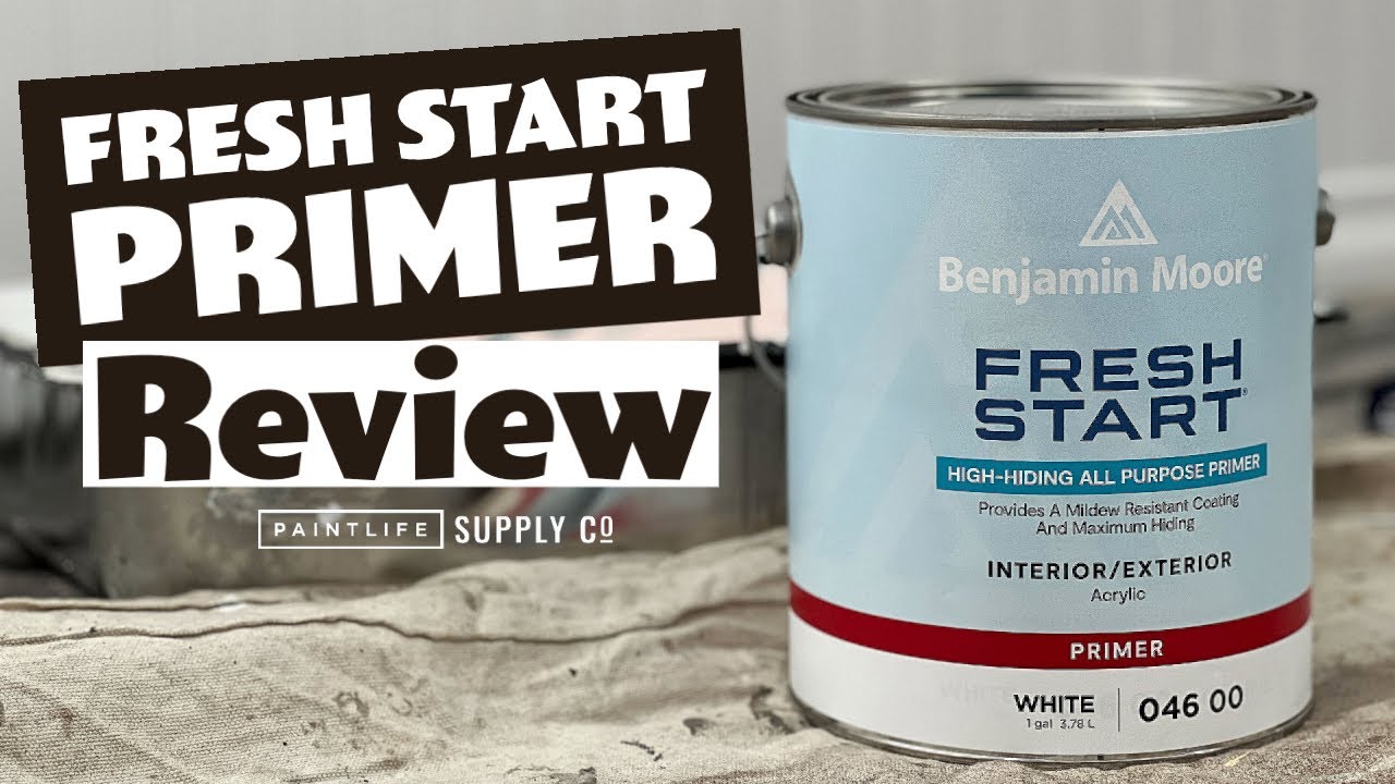 Fresh Start Primer Review.  Benjamin Moore Paint Reviewed.