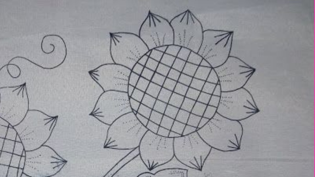 ¡Todos están usando esta puntada para girasoles! ¡Y el resultado es IMPACTANTE!🌺🧵 @MemaBordados 🌸